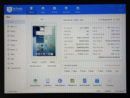iPad mini 5 (A2124) - 256GB - Cellular (LTE) - faktura VAT 23%