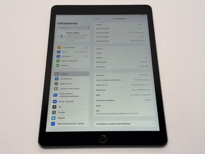 iPad 8. gen. (A2429) - 128GB - Cellular (LTE) - Space Gray - faktura VAT 23%