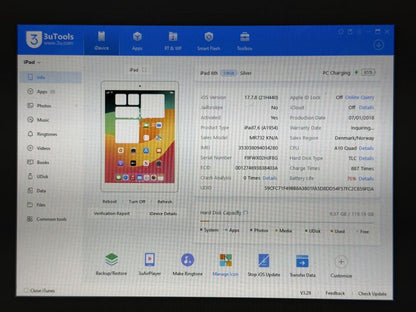 iPad 6 (A1954) - 128GB - Cellular (LTE) - faktura VAT 23%
