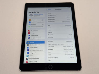 iPad Air 2 (A1567) - 64GB - Cellular (LTE) - Space Gray - faktura VAT 23%