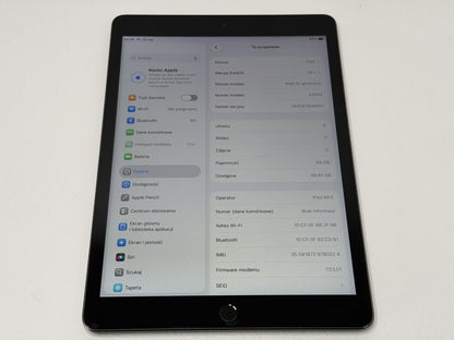 iPad 9. gen. (A2604) - 64GB - Cellular (LTE) - faktura VAT 23%