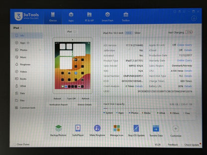 iPad Pro 10.5 (A1701) - 256GB - faktura VAT 23%