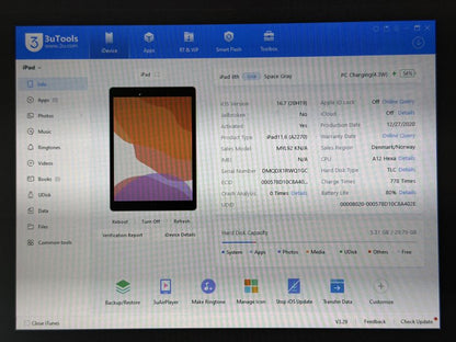 iPad 8. gen. (A2270) - 32GB - faktura VAT 23%