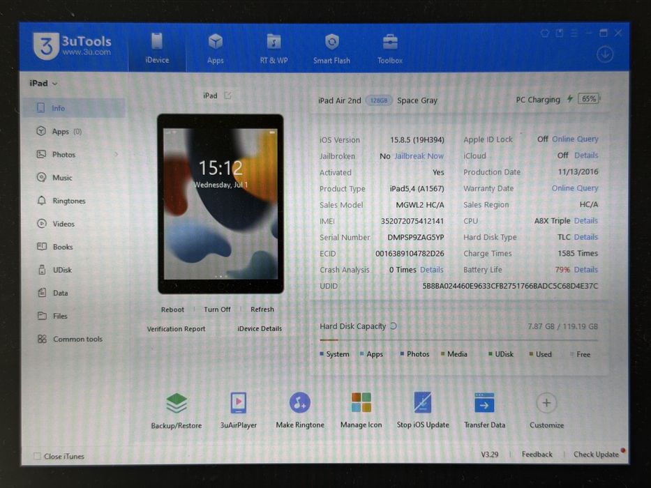 iPad Air 2 (A1567) - 128GB - Cellular (LTE) - faktura VAT 23%