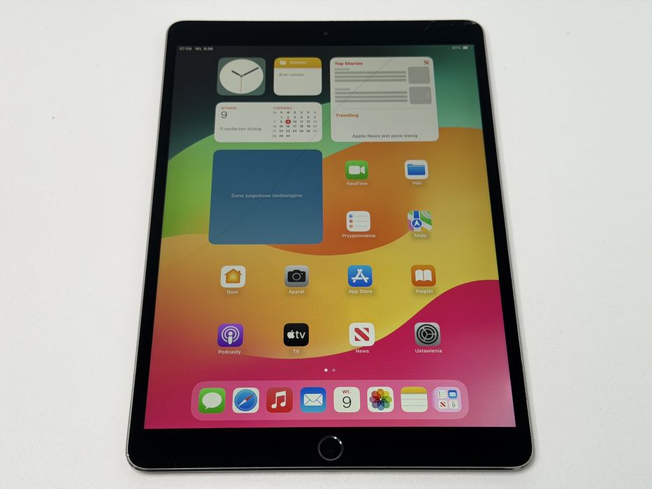 iPad Pro 10.5 (A1709) - 64GB - Cellular (LTE) - pęknięty - faktura VAT 23%