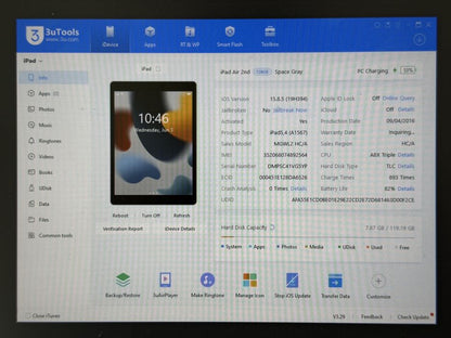 iPad Air 2 (A1567) - 128GB - Cellular (LTE) - faktura VAT 23%