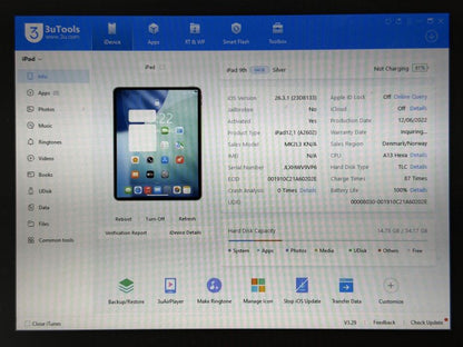 iPad 9. gen. (A2602) - 64GB - Silver - faktura VAT 23%