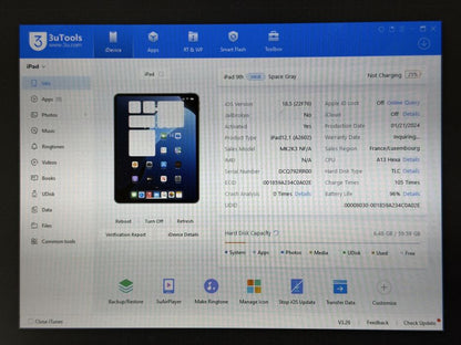 iPad 9. gen. (A2602) - 64GB - zbity - faktura VAT 23%