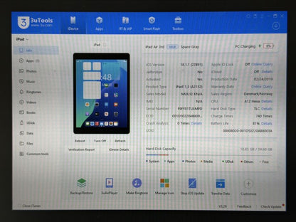 iPad Air 3 (A2152) - 64GB - faktura VAT 23%