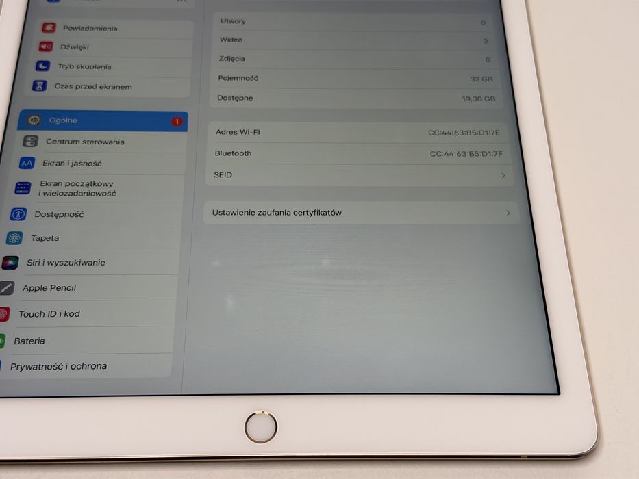iPad Pro 12.9 1. gen. (A1584) - 32GB - faktura VAT 23%