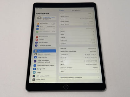 iPad Pro 10.5 (A1709) - 64GB - Cellular (LTE) - faktura VAT 23%