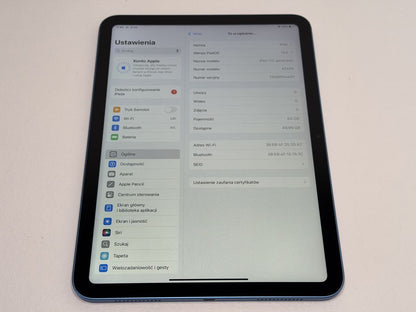 iPad 10. gen. (A2696) - 64GB - Blue - faktura VAT 23%